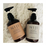 ＊..《NIJIRHYTHMICシャンプー＆トリートメント》を使用しはじめて約３週間〜✨✨カラーやアイロンでの痛みや乾燥うねりやくせもある基本的にコンディションの悪い私の髪の毛だけどヘ&hellip;のInstagram画像