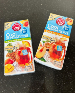 この度、ドイツの老舗ハーブティーブランドであるポンパドール様の「クールセンセーション パイナップル＆マンゴー ８TB」と、「クールセンセーション ピーチ＆パッションフルーツ ８TB」をお試しさせ&hellip;のInstagram画像