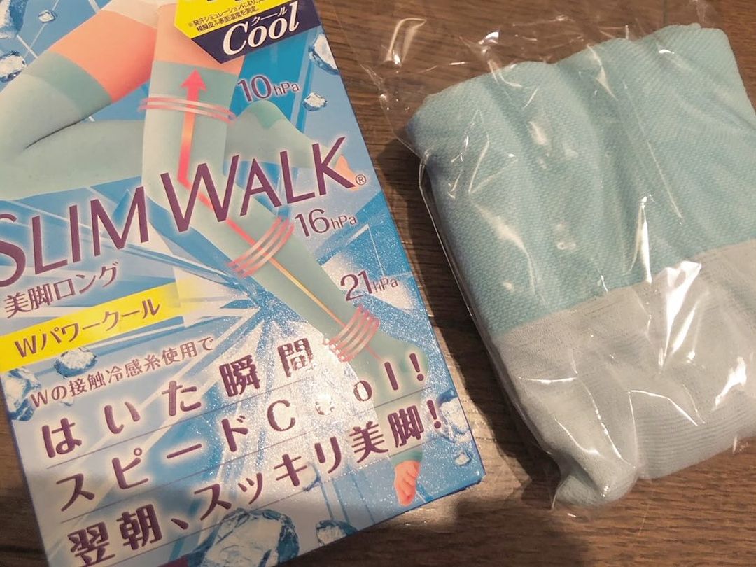 口コミ投稿：スリムウォーク　美脚ロング　Wパワークールをお試ししました。Wの接触冷感糸使用で…