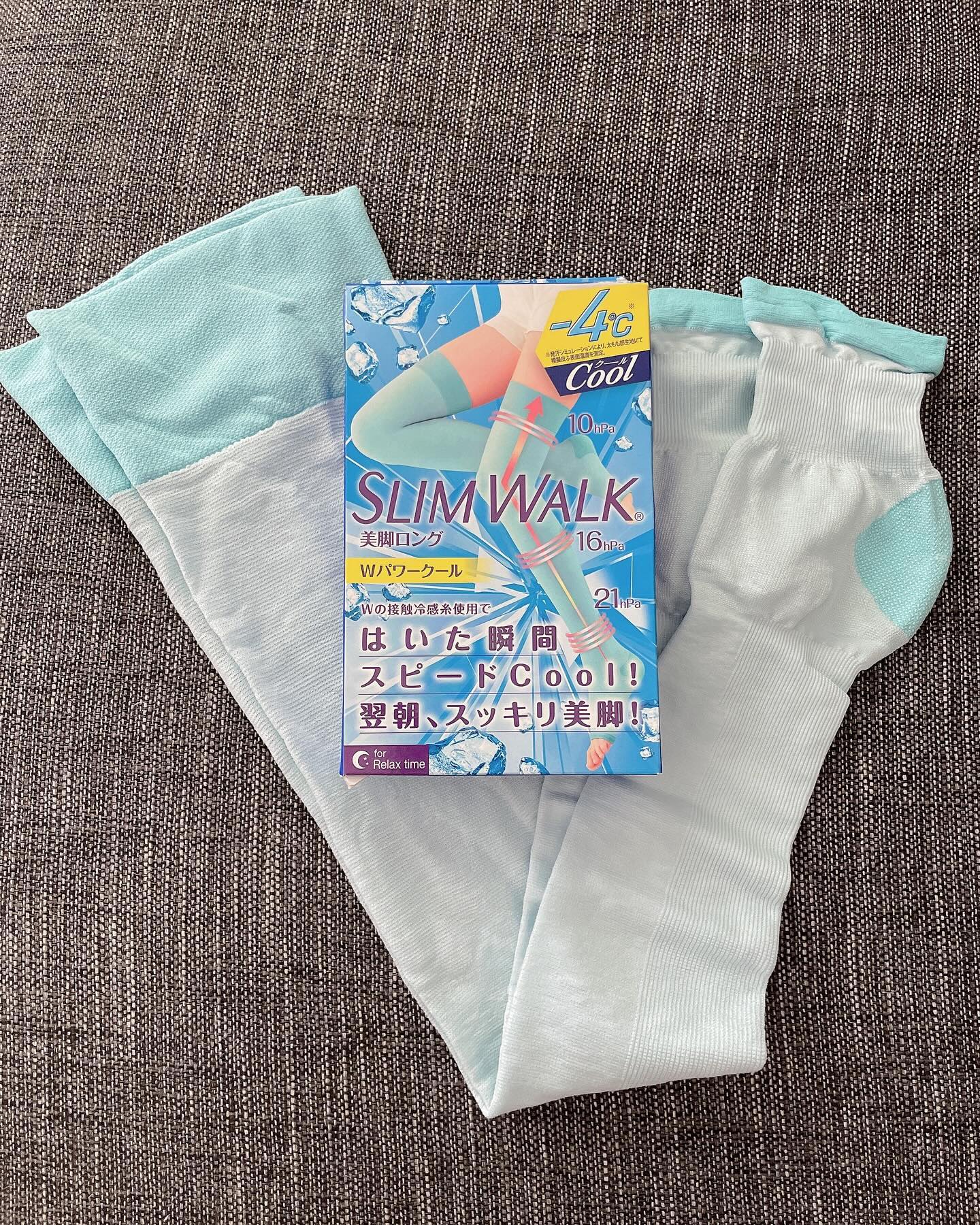 口コミ投稿：☆@slimwalk_pip  様の【Wの接触冷感糸使用で、はいた瞬間スピードCOOL！翌朝、スッキ…