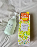 ❄️meshimase ボディミルク ペアーめんどくさがり屋でも安心！お風呂上がりの濡れた肌に使えるボディ乳液マカデミア種子油やスクワラン、ヒアルロン酸Ｎａなどの保湿成分配合うるおいを&hellip;のInstagram画像