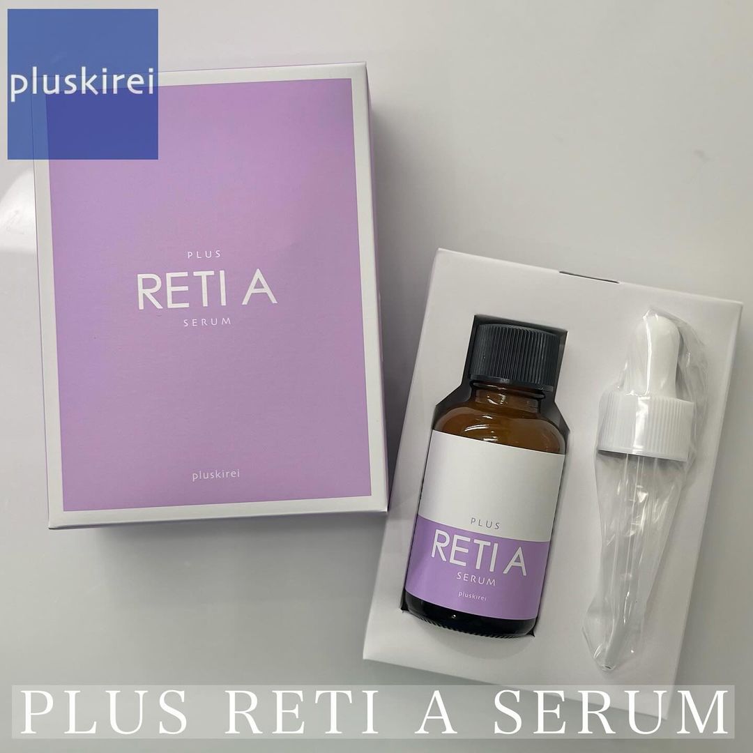 口コミ投稿：.プラスキレイ　@pluskirei @ekumedeプラスレチAセラム 30ml◎ポイント⭐︎肌にハリを与…