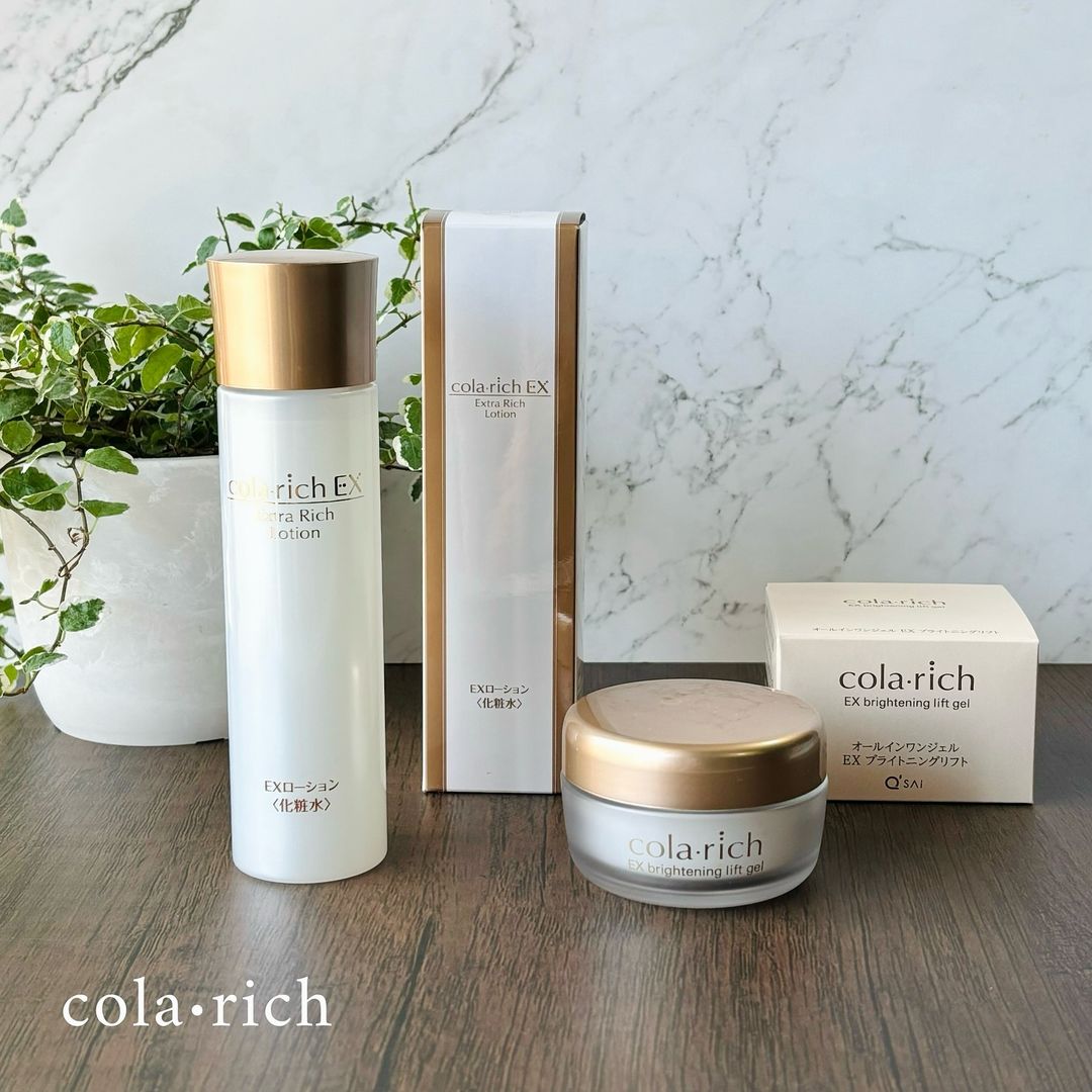 口コミ投稿：🌿コラリッチ EX ブライトニングリフトジェル +化粧水ハリ弾力と集中保湿で年齢肌をケ…