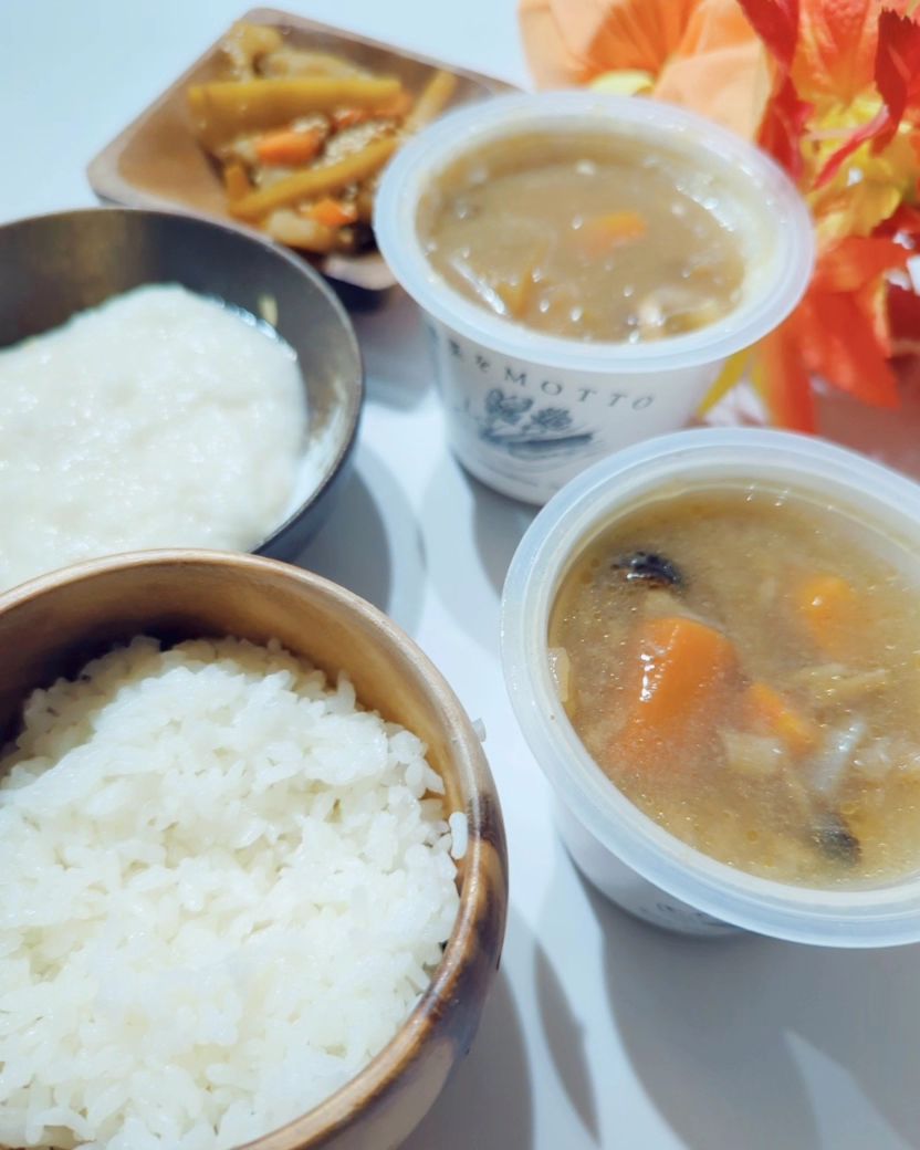 口コミ投稿：手軽に✨とろろご飯のお供に野菜をMottoカップのままレンジで1分 国産野菜の贅沢スー…