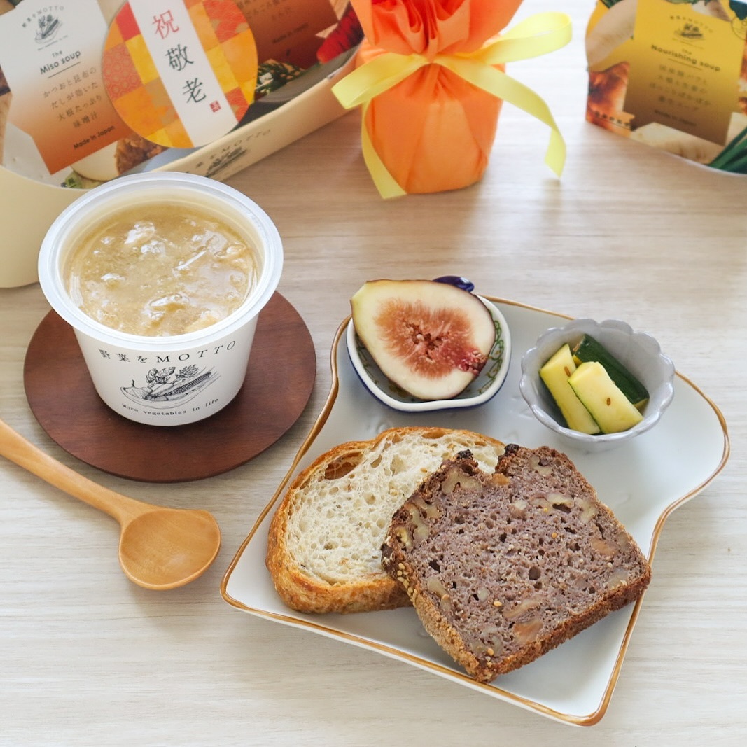 口コミ投稿：。🍽️スープとパン和風のスープ を#パン と一緒に♫味わい深い#ライ麦パン は和風のス…