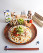 𓆸𓏸𓂂𓂂𓏸𓍯𓂂𓂂𓇬𓈒𓂂𓏸𓇠𓇬𓈒𓂂𓂂𓏸𓍯お品書き◎豚しゃぶキムチの豆乳うどん◎タラモサラダ◎きのこのレモンバター◎キウイフルーツ𓈒𓂂𓂃◌𓈒𓐍𓈒𓂂𓂃◌𓈒𓐍𓈒𓂂𓂃◌𓈒𓐍𓈒𓂂𓂃◌𓈒𓐍マルサ&hellip;のInstagram画像