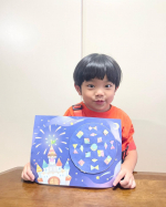 おうち時間⌚︎やっと涼しくなってきたけど、ずっと暑かった今年✨なかなか公園で遊べないので、そんな時はお家で知育🏠『学研の幼児ワークこうさく』をモニターさせて頂きました✂︎５歳のダイくんでも出来&hellip;のInstagram画像