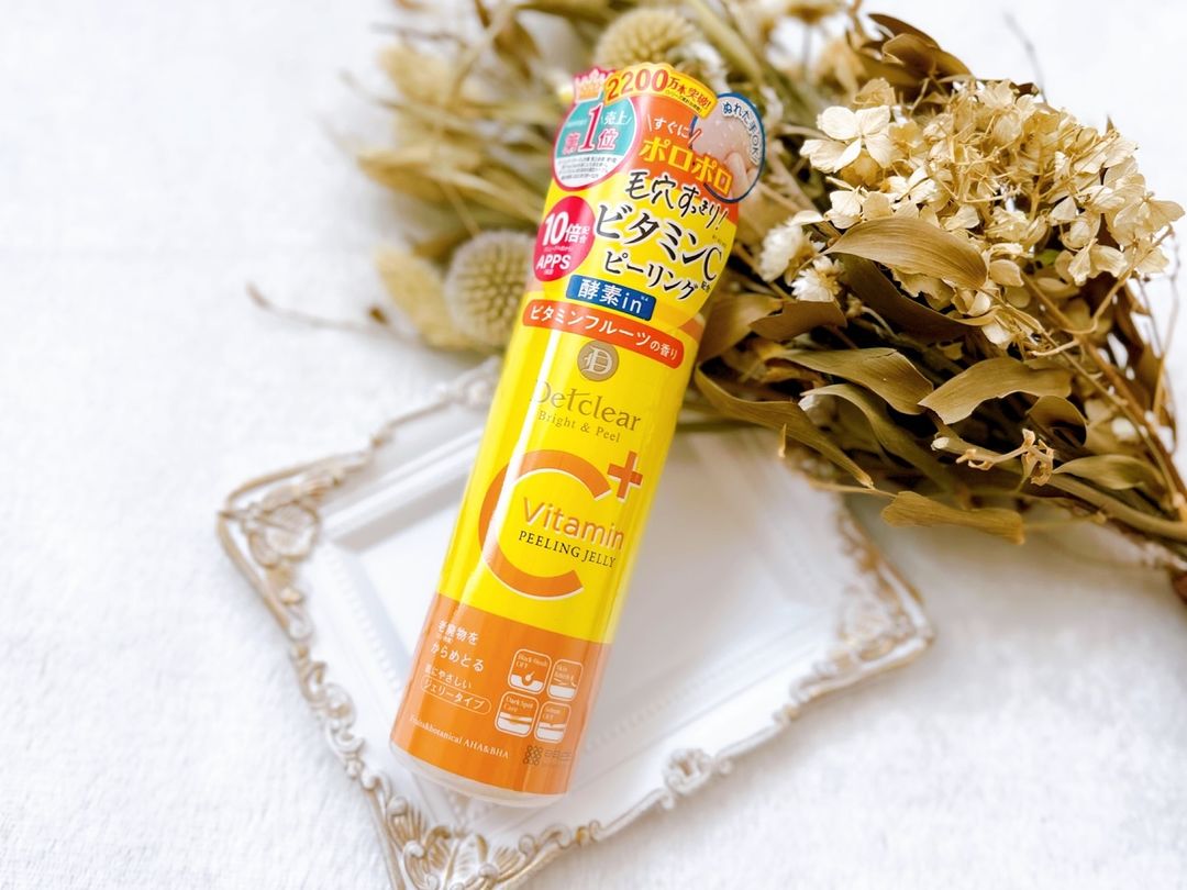 口コミ投稿：..DETクリア　ブライト＆ピール　ピーリングジェリー　ビタミンフルーツの香り🥭ビタ…