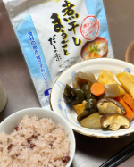 ‥241006‥ある日の晩ご飯子供の頃、お煮しめ大嫌いだったけど今はこれこれ〜って思う母の味だしの素でお手軽に#PR #マルトモ株式会社 #マルトモお試し #マルトモのだしの素 #monip&hellip;のInstagram画像