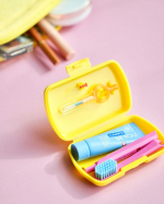 .ーーーーーーーーーーーーーーーーーーーーー🔶&nbsp;	クラプロックスビーユートラベルセット ーーーーーーーーーーーーーーーーーーーーー／天使の歯ブラシ入り🪥👼お出かけに便利すぎるポップなセ&hellip;のInstagram画像