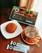 StyleBarista　ビビタキコーヒー☕インド産コーヒーにスーパーフード「ヒビタキ」をブレンドしたこちらのコーヒー☕温冷どちらでも飲めて、さっととける顆粒タイプ。私は温かいのと冷たいのどち&hellip;のInstagram画像