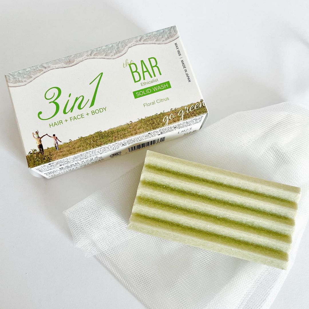 口コミ投稿：.The BAR 3in1 Solid Wash Floral Citrus【全身洗える固形洗浄料】The BAR 3 in 1は…