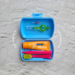 クラプロックス様よりご提供いただきました💛【トラベルセット クラプロックスビーユー】歯磨きに必要なものをコンパクトにまとめた歯磨きセット👏内容量は以下の通り&darr;・歯ブラシ（CS5460トラ&hellip;のInstagram画像