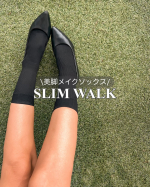 @coco_i1009&larr;他の投稿はこちら☻⠀いいね、保存お願いします♡..美脚メイクソックス、@slimwalk_pip ..出勤時や、いつものお出かけに、足首引き締めてスッキリ👠✨&hellip;のInstagram画像