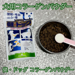 【健・ドッグ コラーゲンパウダー】初めてうちの子に、サプリメント的なものを食べさせてみました✨✨我が家の方針としては、できるだけ栄養価の高いその子に合ったフードをしっかり食べさせてあげたいとい&hellip;のInstagram画像