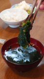 「ねばねば海藻スープ(ゆず・ほたて）を食べてみました」の画像（1枚目）
