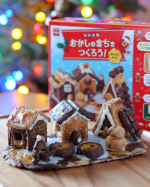 .お菓子の家を作ってみたいけど難しそうとずっと思っていたのですが@kyoritsu_kitchen さまより「おかしのまちをつくろうキット」をいただき早速挑戦してみました。用意するのは水とバタ&hellip;のInstagram画像