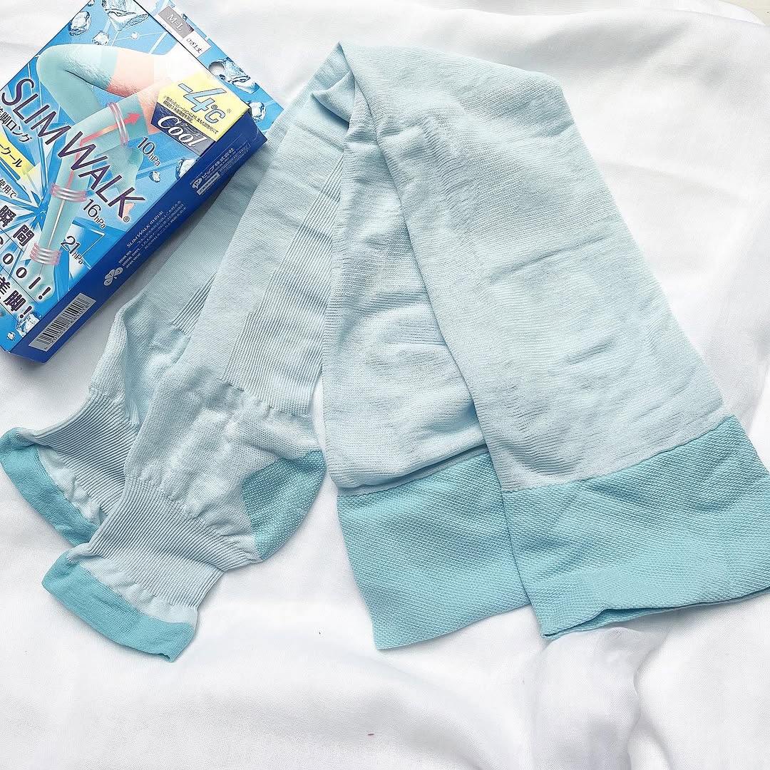 口コミ投稿：❁スリムウォーク　美脚ロング　WパワークールWの接触冷感糸使用ではいた瞬間ス…