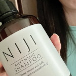 ⁡⁡使い続けてます！『NIJI RHYTHMIC シャンプー＆トリートメント』⁡ドライヤーをかける際広がっちゃってた髪の毛が、まとまりやすくなった気がします◎これは使い続けたくなるシャン&hellip;のInstagram画像