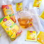 .ハーブティー初心者にも飲みやすい、世界の果実のおいしさを詰め込んだ ポンパドールの "FRUITS of the World"写真はイタリアンレモンフルーツティーです🍋はちみつビッツ入り&hellip;のInstagram画像