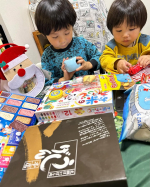 #PRI'm glad Santa Claus came to my sons🎅nice christmas🎄Dinner was also hectic🤣ドタバタクリスマスw息子くんたちの&hellip;のInstagram画像