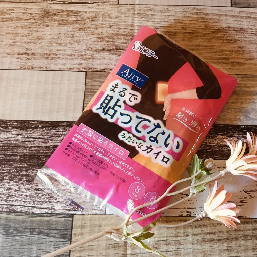 口コミ投稿：【薄く、かるーい貼るカイロ】通勤時や、息子の習い事の見学など今の時期は寒くてカ…