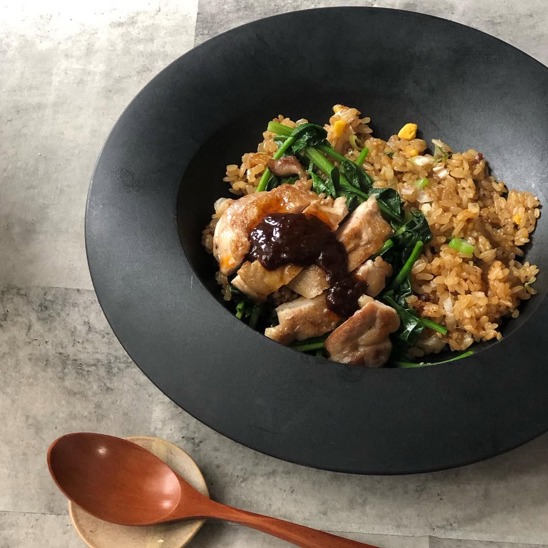 口コミ投稿：🌿大阪王将公式通販に誕生した、神ソースと、直火炒めチャーハンを使って、麻婆チキン…