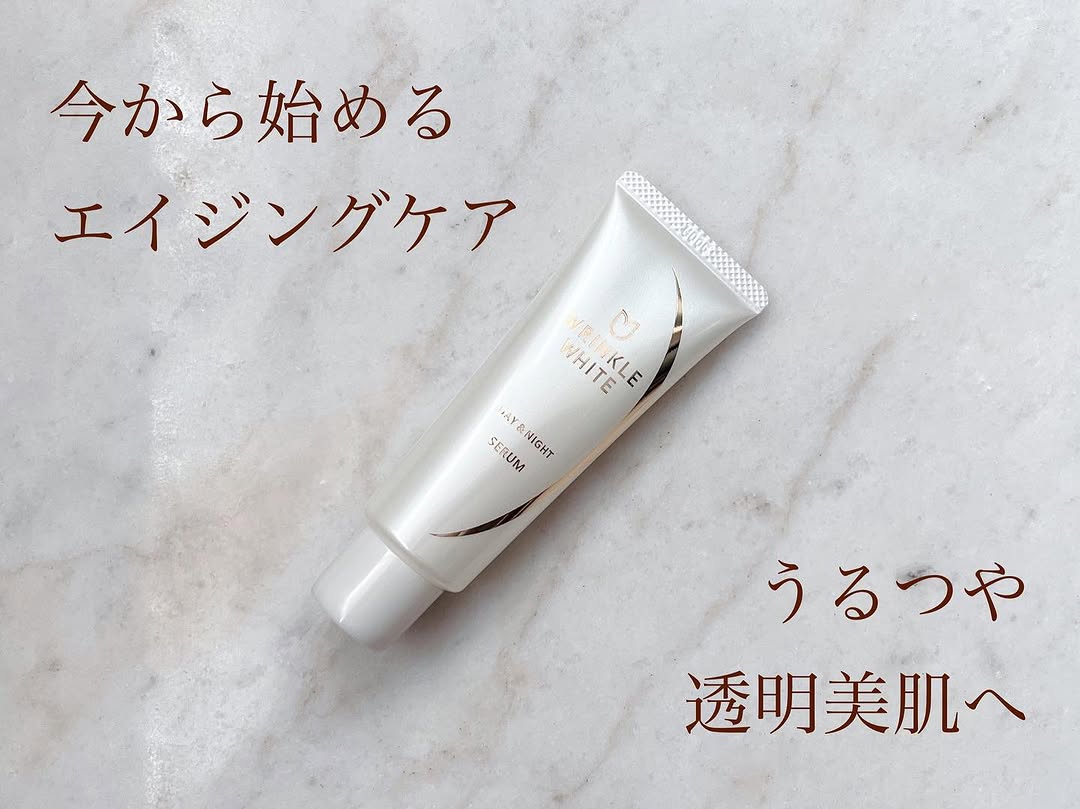 口コミ投稿：.【明色化粧品】【薬用リンクルホワイト デイ＆ナイト セラム】今から始めるエイジン…