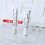 最近使っている合成界面活性剤不使用のUVカットNalelu（ナレル）の『UV+AIDe』＆『TONEUP+AIDe』最近体調不良も相まって肌の状態がとても不安定💦だけど、シミがとてもできやすい&hellip;のInstagram画像