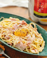 .✧&bull; ───── ✾ ───── &bull;✧ベーコン、冷蔵庫にある数種類チーズと生クリームで作るカルボナーラパスタ味の〆に、必ずこんぶ茶#PR #玉露園 #こんぶ茶 #玉露園のこんぶ茶 #m&hellip;のInstagram画像