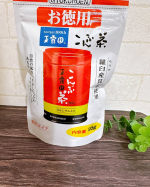 玉露園お徳用こんぶ茶を飲んでみました✨...北海道知床半島で採れた良質のラウスこんぶを厳選して作られている、こちらのこんぶ茶✨お徳用は自立する袋に入っていて、大容量なのでたっぷり使えて&hellip;のInstagram画像