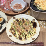 .𓐍𓏸𓈒 #今日のごはん ☀️🥢𓈒𓏸𓐍.今日の夜は #おうちパーティー をしました🎉🏠BRUNOを使ってお好み焼きを焼いたよ((&acute;&forall;｀*))🏮.お好み焼きに欠かせないかつお節は🐟@pre&hellip;のInstagram画像