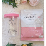 ✩.*˚#PR商品を提供していただき使用していますコラゲネイドHGお湯にも水にもサッと溶ける顆粒タイプのコラーゲンです♪一日の摂取目安は6g。計量スプーン付き(スプーン2杯で約6g)の専用&hellip;のInstagram画像