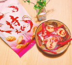 @monipla.jp モニプラさまのモニターキャンペーンに参加させて頂き、 @mochidangomura もち吉さまの新商品✨軽いやわらかな食感と濃厚なえびの風味のあげせんべい【特えび 袋入り】を&hellip;のInstagram画像