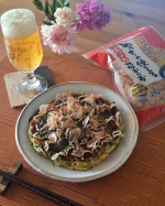 .お好み焼きにはずせないものと言えばかつお節粉もんってたまに無性に食べたくなります😊@prebushi_marutomo 様の花かつおは、その名前のとおり、めちゃ使える！😁めちゃふわっふわで&hellip;のInstagram画像