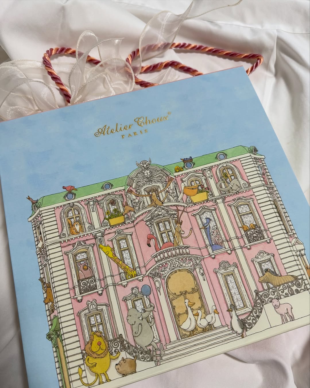 口コミ投稿：.ベビーのもろもろグッズ🩵@atelierchouxparis のおくるみは大親友がプレゼントしてく…