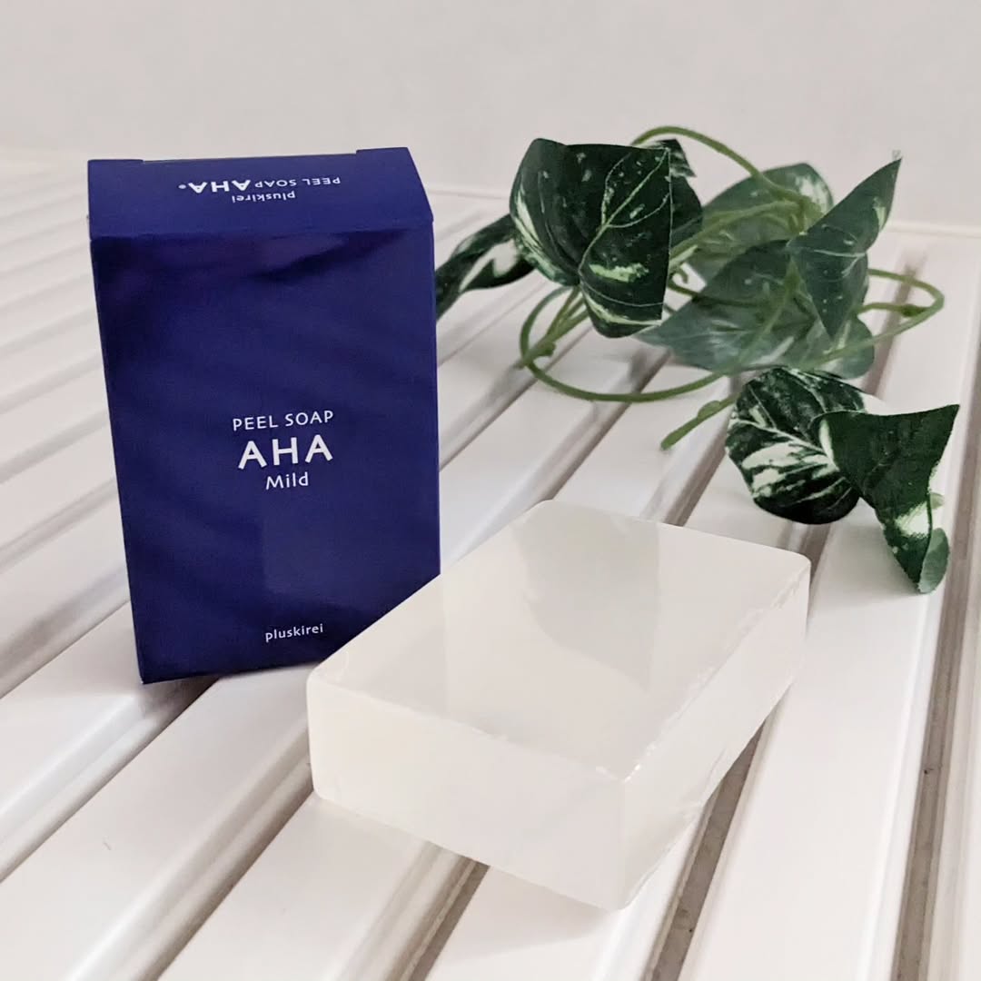 口コミ投稿：プラスキレイ ピールソープAHA マイルド肌のくすみが気になっていたので使ってみまし…