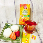 ポンパドール『フルーツ オブ ザ ワールド』シリーズの「スパニッシュオレンジ」と「地中海ピーチ」を飲んでみました。こちらはフルーツのおいしさを詰め込んだ、フルーツベースのハーブティー。　　熱湯&hellip;のInstagram画像