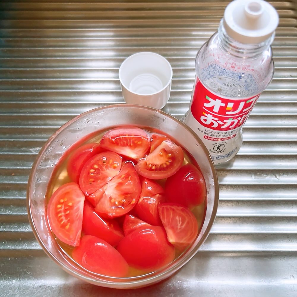 口コミ投稿：オリゴのおかげ今回はオリゴのおかげを使って、トマトのマリネを作ってみたよ🍅いつも…