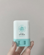 ︎紫外線予報　さらさらUVスティックF 1,870円（税抜1,700円） 体用🤍1歳からOK🤍石けんでOFF‼︎🫧 【SPF50+ PA++++ UV耐水性★★】  ※シーズン限定品のため、&hellip;のInstagram画像