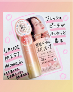 ᝰ✍︎꙳⋆ 密着ベール※3がメイクをキープ※1🍑URUOI MIST  Momo in※🍑※モモ葉エキス、モモ種子エキス配合🍑（保湿成分）※1 個人差があります※3 ポリイミド-1、ポ&hellip;のInstagram画像