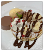 デニーズで息子が誕生日デザートをプレゼントしてもらいました🎁💐アプリに登録してると誕生日の月にはデザートの他にも20%offになるから嬉しい💖#デニーズ #誕生日デザート @dennysjp_&hellip;のInstagram画像