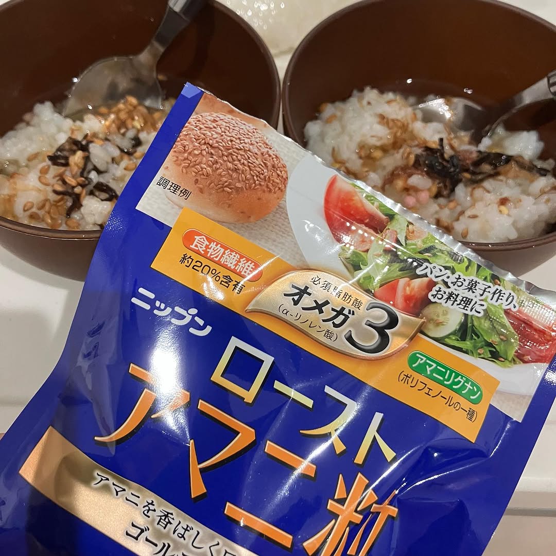 口コミ投稿：.ニップンの手軽なローストアマニ❣️.朝の忙しい時間でもふりかけのようにささっと振…