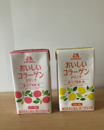 「　おいしいコラーゲンドリンク　」  ピーチ味とレモン味を飲んでみました。 外側からだけでなく内側からのケアに興味があったので、毎日飲みました。 年齢を重ねてお肌の乾燥が気になり始めている私には、ぴっ&hellip;のInstagram画像