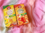 ポンパドール スパニッシュオレンジ🍊イタリアンレモン🍋🍊スパニッシュオレンジ🍊スペインのみずみずしいオレンジを思わせる爽やかな味わいの濃縮オレンジ果汁ビッツをブレンド🧡美しい景観が広が&hellip;のInstagram画像