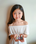 ♡ りこぴ ♡リコは小さい頃からネイルが大好き。休みの日になると塗ってもいい？って聞いてくる🥺でも土日で落とさないといけないし、除光液のにおいも嫌だし&hellip;結局ネイルせずな日々。そんなリ&hellip;のInstagram画像