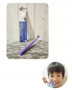 『クラプロックス　キッズ　子ども歯ブラシ(パープル)』(4歳～12歳) ／ １,２１０円 のご提供を受けて投稿しています。子どもの小さな手でもフィットするようにハンドルが８角形で自然に上手な持ち方&hellip;のInstagram画像