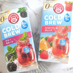 *ポンパドール　コールドブリュー ストロベリー＆オレンジ ８ティーバッグ水出しなのに5分で飲める！色鮮やかで綺麗なコールドブリュー✧ストロベリーとオレンジがほんのり甘酸っぱい味わいなス&hellip;のInstagram画像