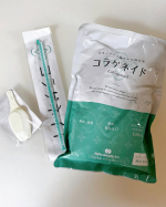 スプーン１杯で手軽にコラーゲン（たんぱく質）をが摂取できる☺️今、こちらのコラゲネイドでコラーゲン生活しています🩷私は主にコーヒーに混ぜたり、お味噌汁に混ぜたりして飲んでいます。毎日付属の&hellip;のInstagram画像