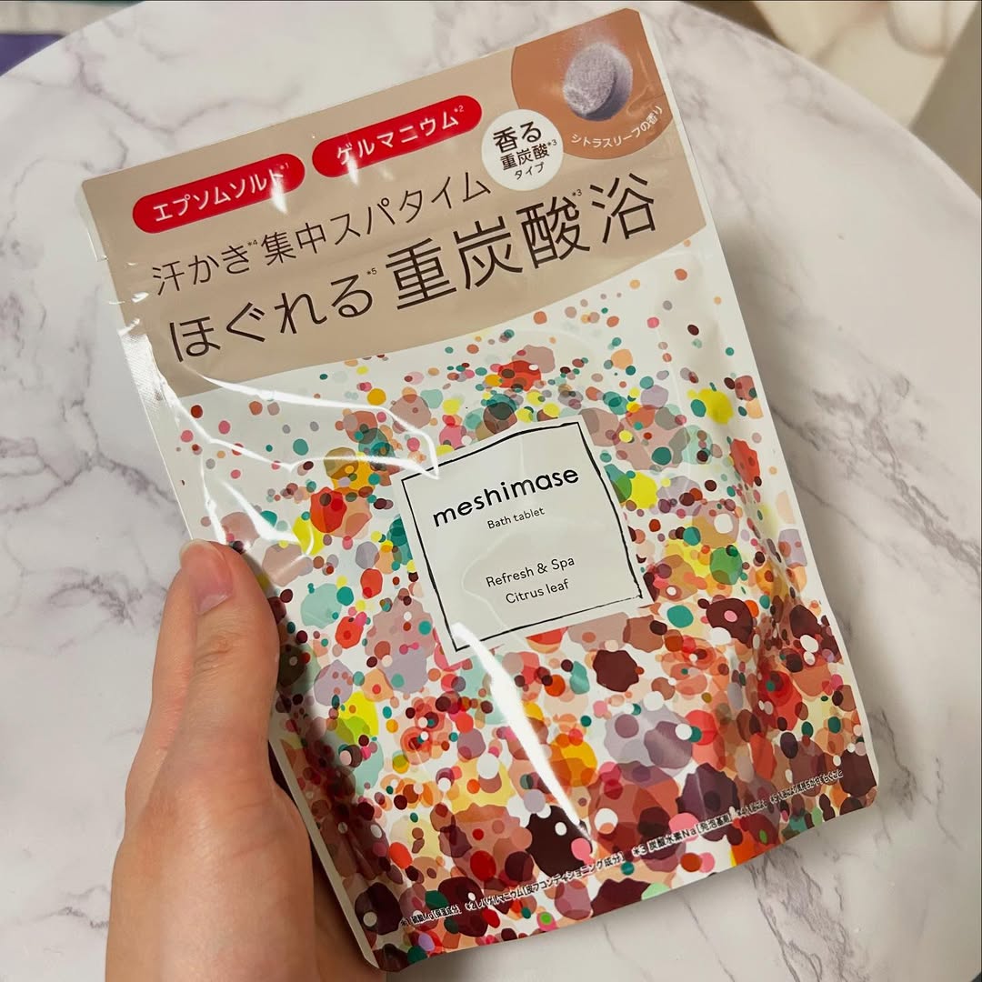 口コミ投稿：♡⁡meshimase バスタブレット スパ⁡重炭酸*1×エプソムソルト*2×ゲルマニウム*3配合バ…